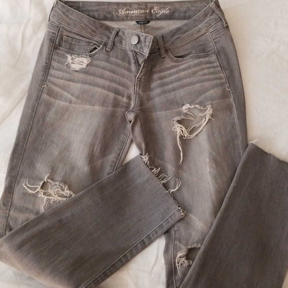 American Eagle AE stretch skinny jeans, size 4 R